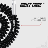 Bullet Cable 15′ Classic Black Coil Cable