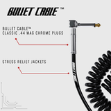 Bullet Cable 15′ Classic Black Coil Cable