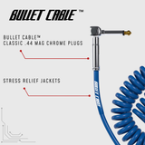 Bullet Cable 15′ Classic Blue Coil Cable