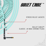 Bullet Cable 10/20 Seafoam Straight Coil Cable (30ft)