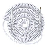 Bullet Cable 30′ Silent White Coil Cable