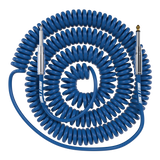 Bullet Cable 30′ Silent Blue Coil Cable