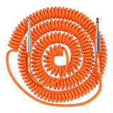Bullet Cable 30′ Silent Orange Coil Cable