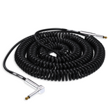 Bullet Cable 30′ Classic Black Coil Cable