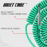 Bullet Cable 30′ Classic Seafoam Coil Cable