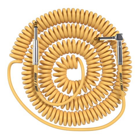 Bullet Cable 30′ Classic Gold Coil Cable