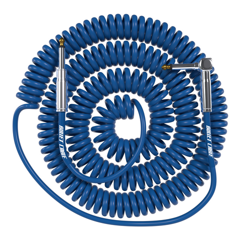Bullet Cable 30′ Classic Blue Coil Cable