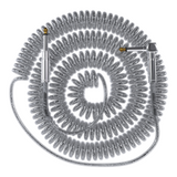 Bullet Cable 30′ Classic Clear Coil Cable
