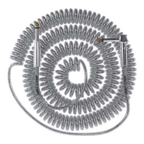 Bullet Cable 30′ Classic Clear Coil Cable