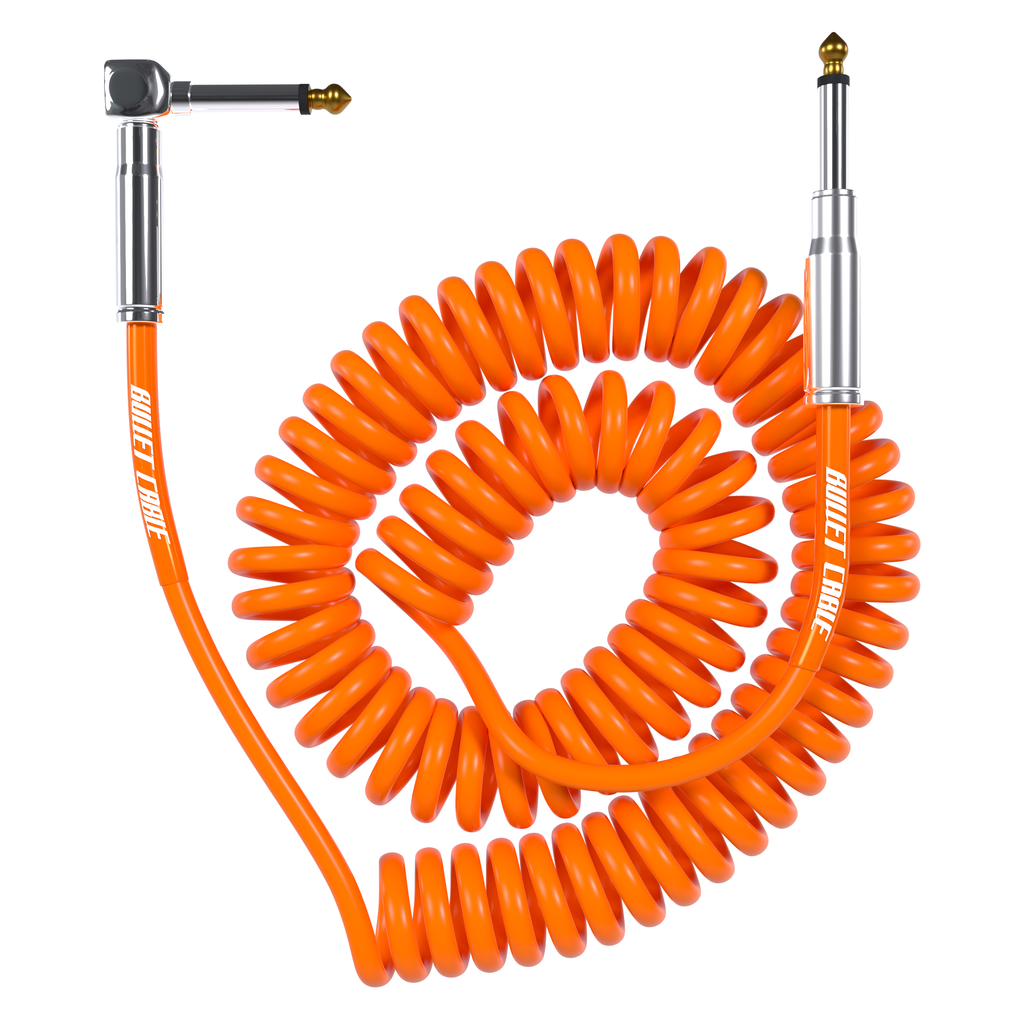 Bullet Cable 15′ Classic Orange Coil Cable – Perfect Match for Your ...