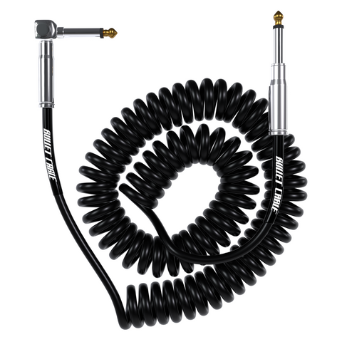 Bullet Cable 15′ Classic Black Coil Cable
