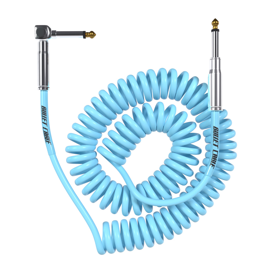 Bullet Cable Limited Edition 15′ Classic Robin Blue Coil Cable