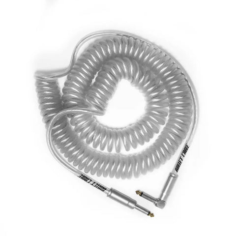 BULLET CABLE 30′ CLEAR COIL CABLE - Bullet Cable