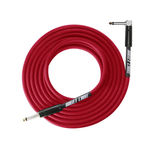 BULLET CABLE 20′ RED THUNDER GUITAR CABLE - Bullet Cable