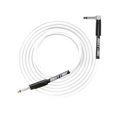 BULLET CABLE 10′ WHITE THUNDER GUITAR CABLE - Bullet Cable