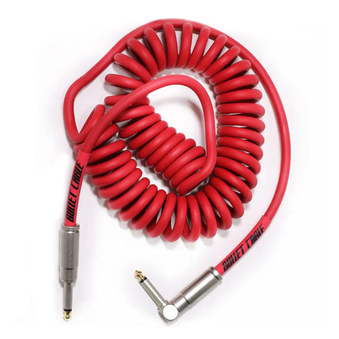 BULLET CABLE 15′ RED COIL CABLE - Bullet Cable